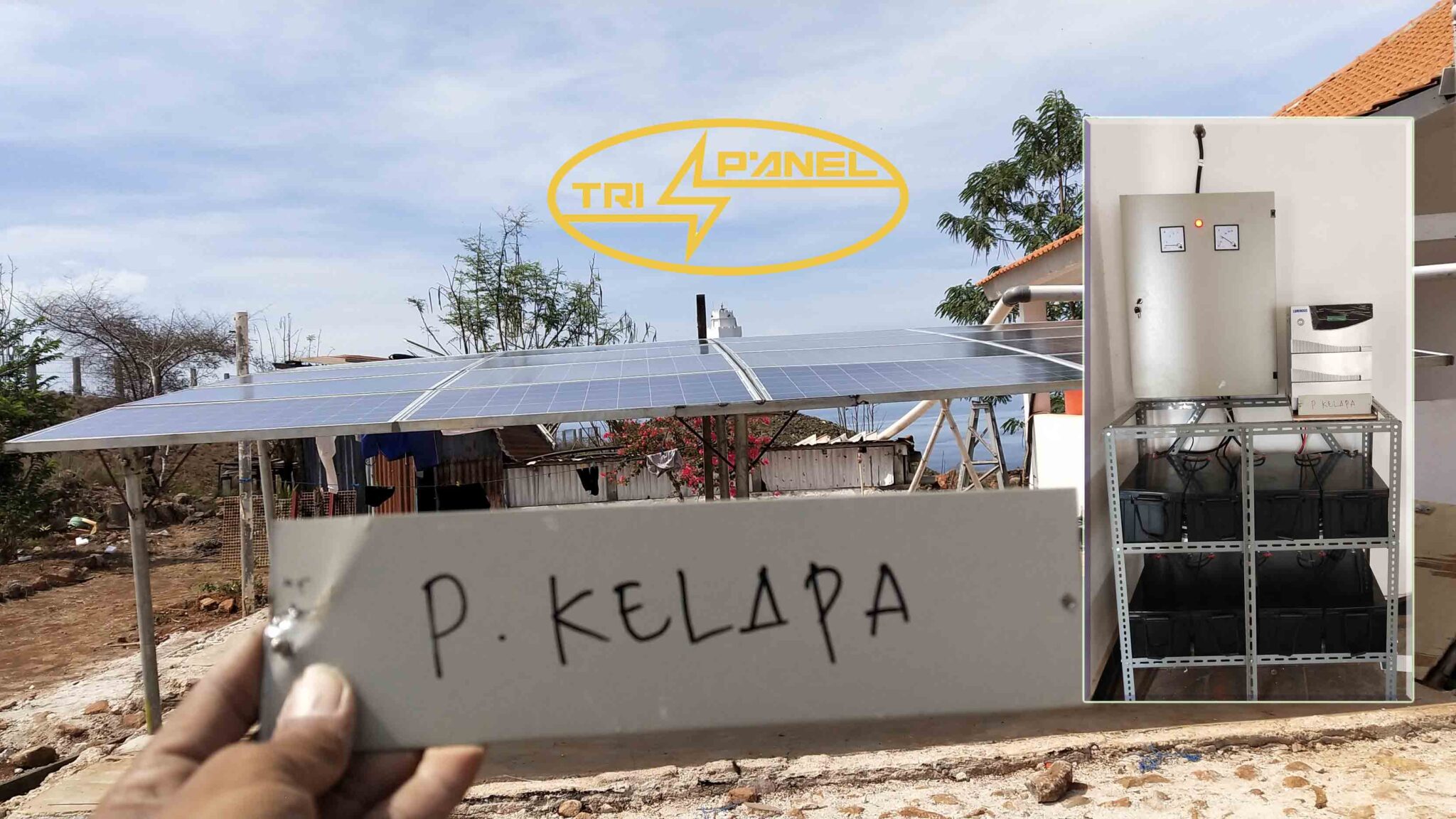 Panel Surya System Off Grid 3200 WP - NTB - Tri Surya Panel