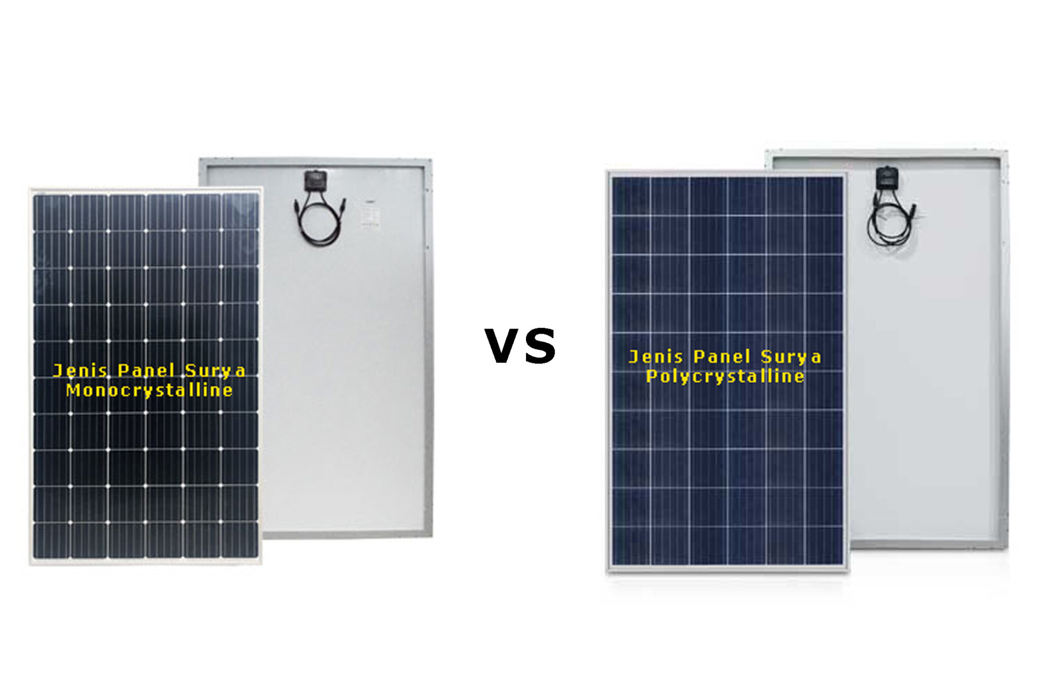 Perbedaan Panel Surya Mono dan Poly - Tri Surya Panel
