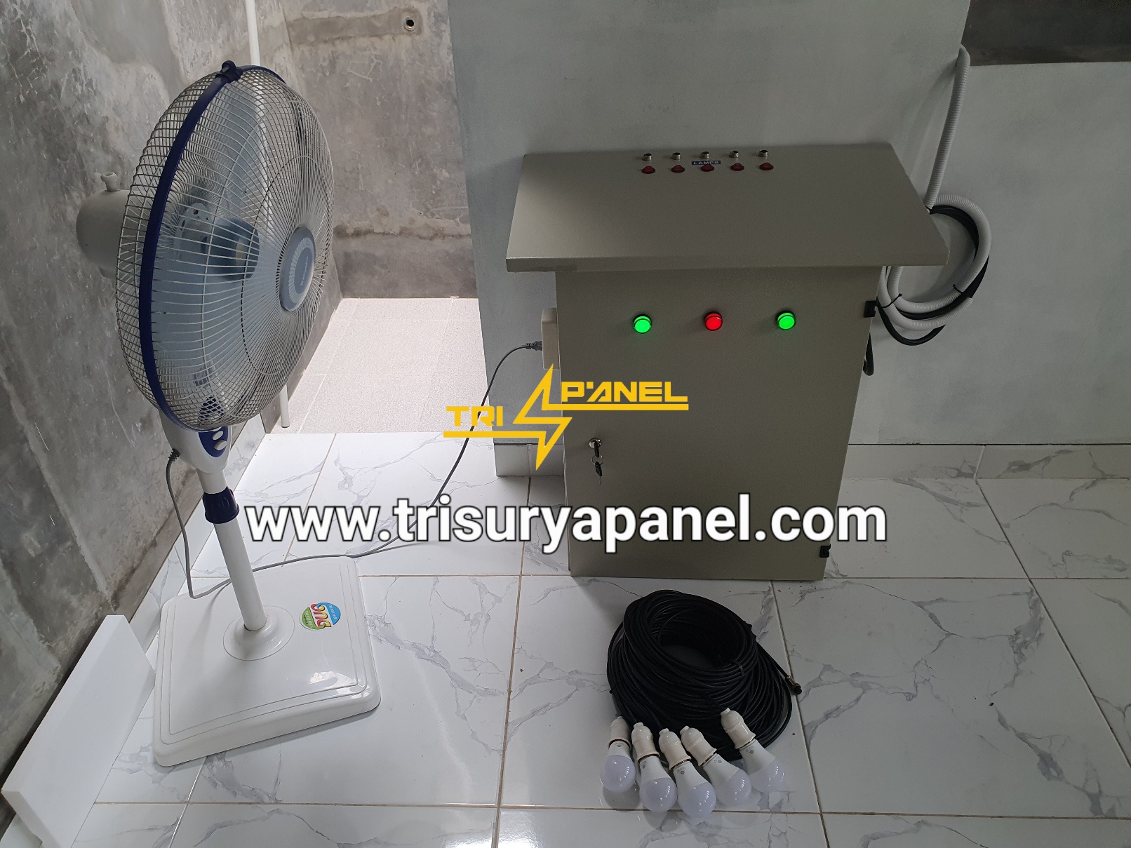 Solar Home System Off Grid 300 Wp - Jakarta - Tri Surya Panel