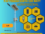 Lampu PJU 100 Watt Tenaga Surya Solusi Terbaik untuk Pencahayaan Lingkungan yang Ramah Lingkungan