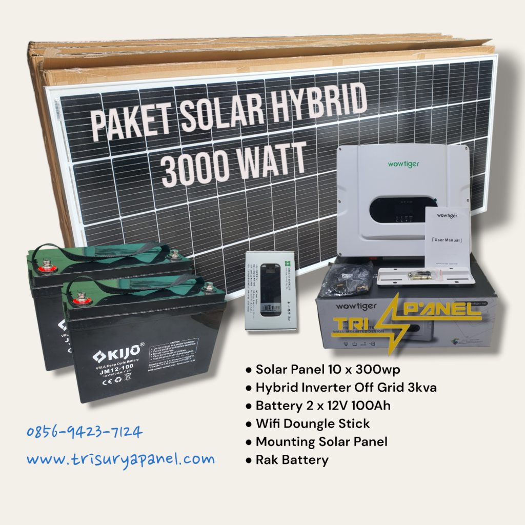 Hemat Listrik dengan Paket Solar Hybrid 3kVA - Listrik Tenaga Surya ...